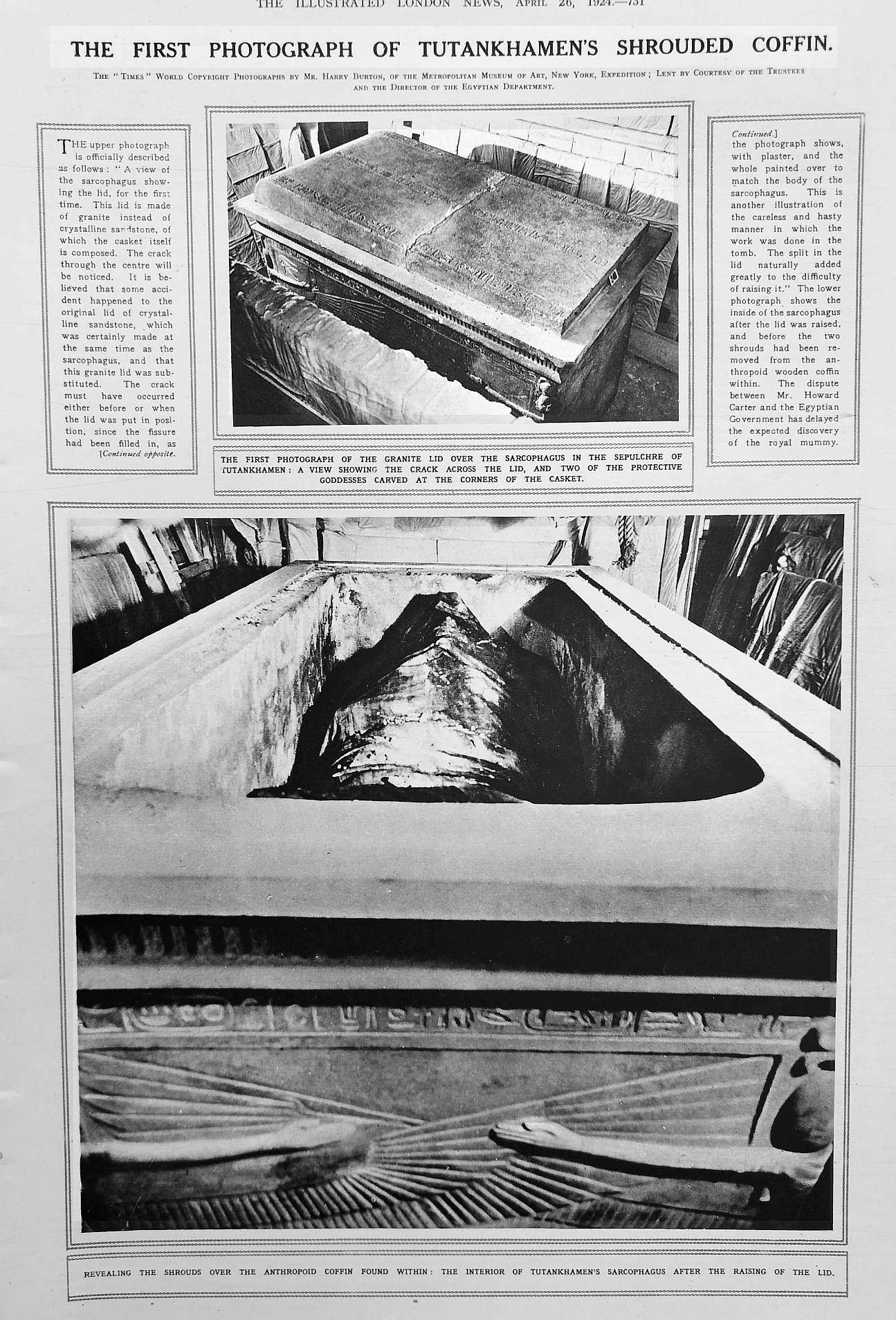 shrouded coffin